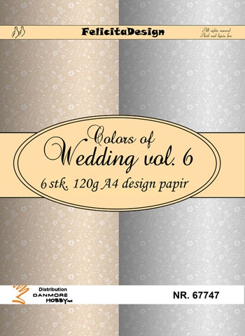  Felicita Design colors of wedding vol 6 6 stk A4 120g